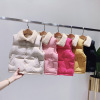 Children's clothing Exorcism vest Plush thickening Sherpa winter new pattern children Cotton vest wholesale