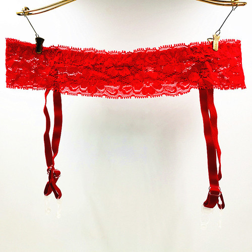 Wholesale lace garter belt European and American garter belt court vest shoulder strap chest patch multi-color optional sexy garter belt 