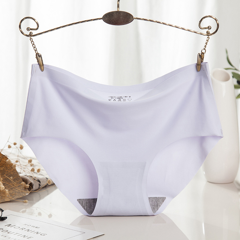 Silk pants, trousers, breathable sexy underwear, mid rise 2