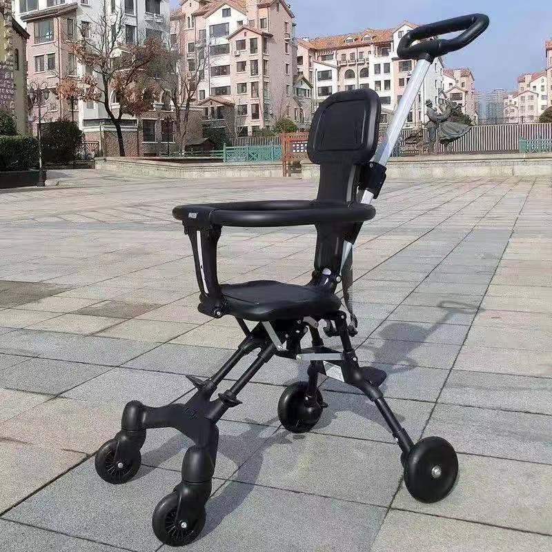 遛溜娃神器手推車 四輪防側翻簡易輕便五輪嬰兒推車 雙向折疊三輪