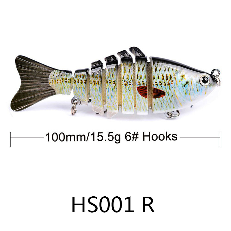 Shallow Diving Jointed Swimbait 15 Colors Hard Swimbaits Bass Trout Fresh Water Fishing Lure