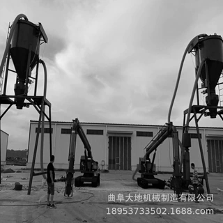 河南圆筒仓储灰负压气力装车机水泥粉清库机大型气力吸灰机