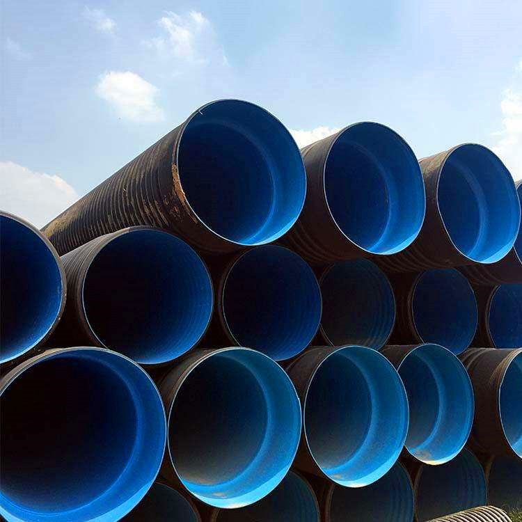 Manufactor Produce wholesale HDPE Double-wall corrugated pipe Polyethylene Underground drainage The Conduit