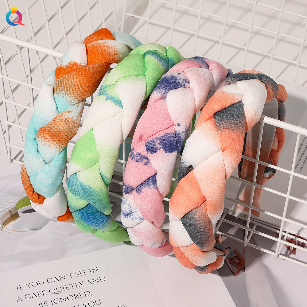 Qiyue cross-border new chiffon tie-dye h...