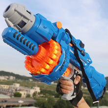 雄海兒童玩具電動連發軟彈槍可發射吸盤軟海綿子彈遠射程男3-4歲