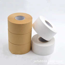 白色湿水纸 牛皮纸胶带纸箱包装  加筋牛皮纸胶带厂