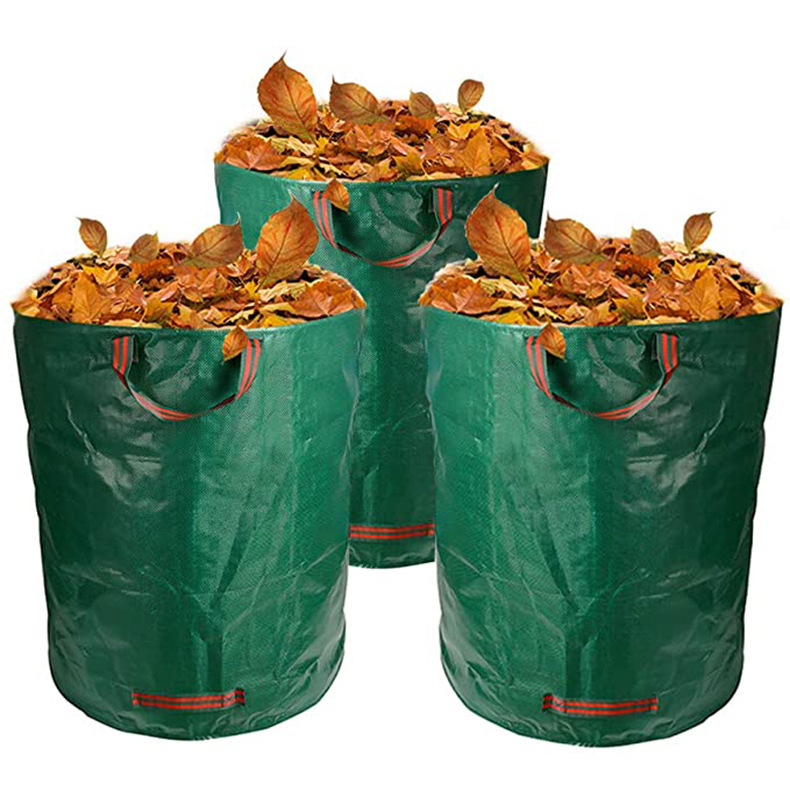 Amazon deciduous storage bag garden bag factory direct supply PP plant garbage bag waterproof collection deciduous bag