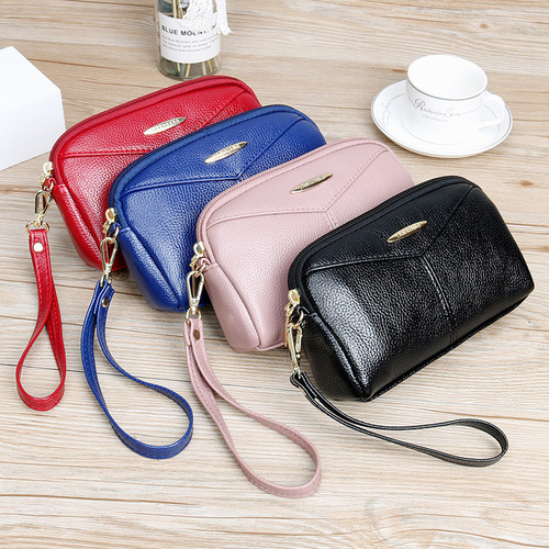 New Fashion Casual Clutch Women's Wallet Long Coin Purse Mobile Phone Bag Large Capacity Clutch Bag Women's Small Bag