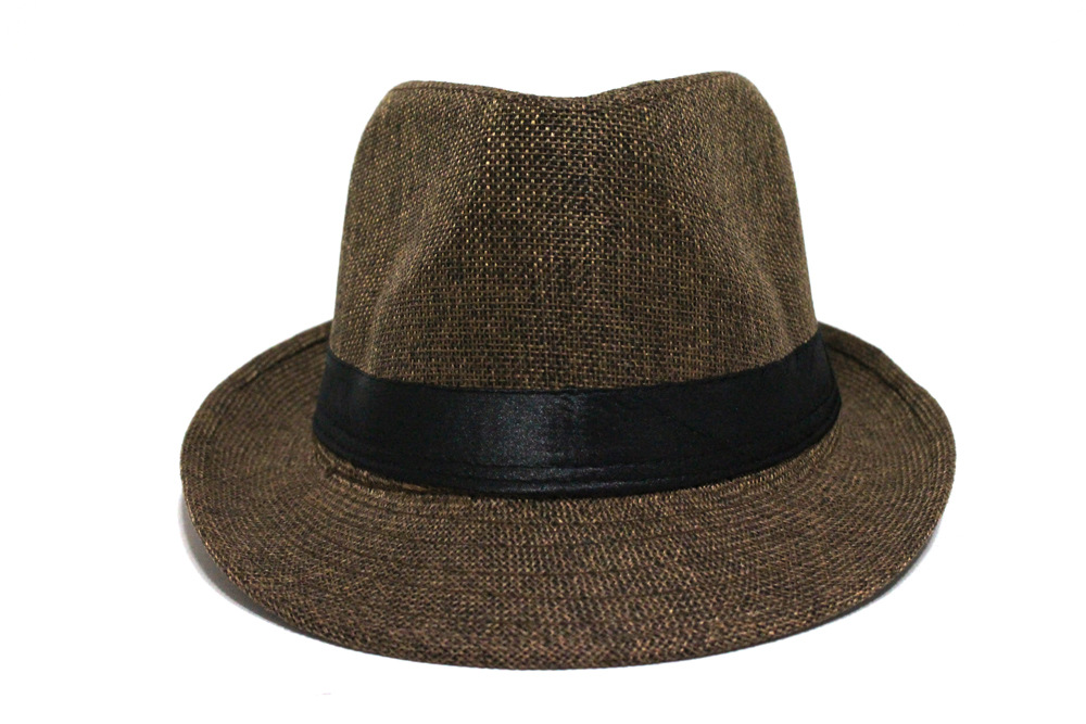 Hat Sunscreen Hat Men's Sun Hat Straw Hat Jazz Straw Hat Hot Sale Wholesale Nihaojewelry display picture 2