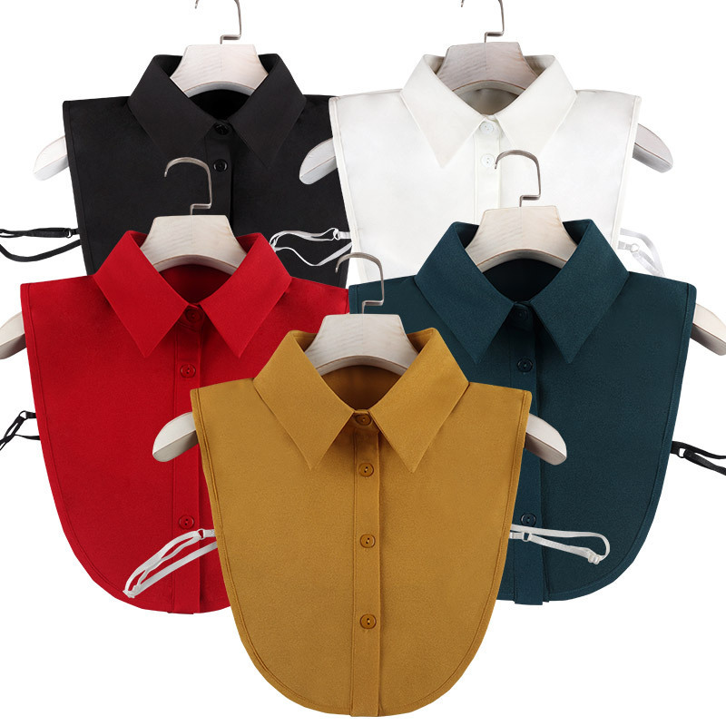 Fake collar Detachable Blouse Dickey Collar False Collar Seasonal Chiffon fake collar children shirt shirt half body versatile collar sweater with accessories