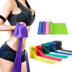 Length 150cm 180cm 200cm yoga stretch sheet elastic band resistance band stretch belt tension rope yoga sheet