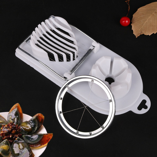 Cross-border Japanese multi-purpose egg slicer, egg slice divider, stylish sectioning soft-boiled egg cutter