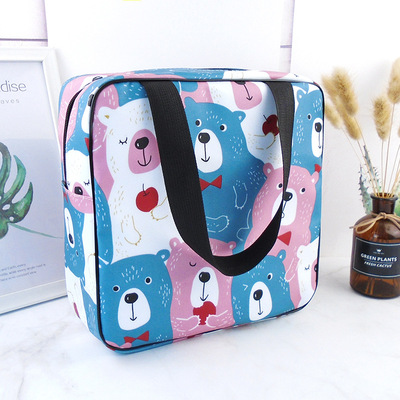 卡通浴兜包女可爱便携洗澡洗漱包手提沐浴洗浴包大容量化妆收纳包|ms