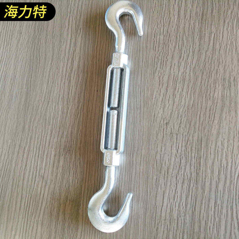 美式模锻花篮螺丝双钩花篮螺栓碳钢花兰螺栓起重模锻钢丝绳收紧器