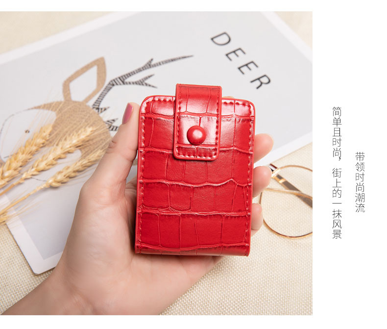 Fashion Crocodile Pattern Mini Coin Purse Wallet display picture 25