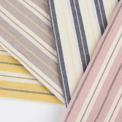 Zhiyi New 21S Cotton color Stripe Spring and summer shirt camisole Dress men and women Children's clothing Fabric goods in stock