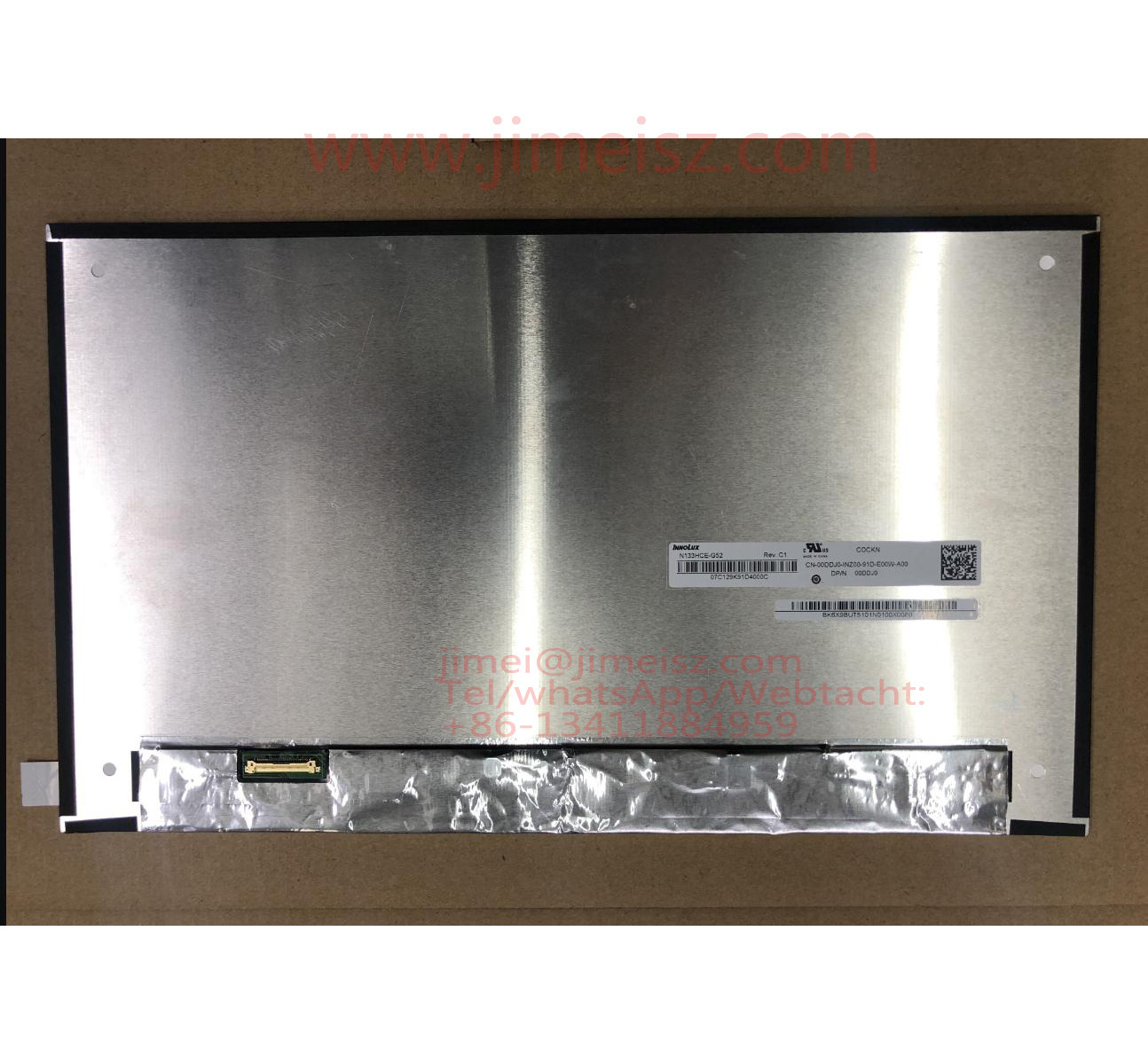 笔记本车载人脸识别机便携广告机工控商显专用液晶屏N133HCE-G62