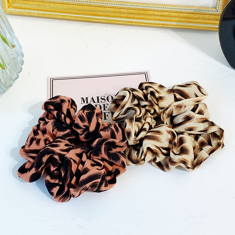 New Fashion Super Large Leopard Cheap Scrunchies Wholesale display picture 5