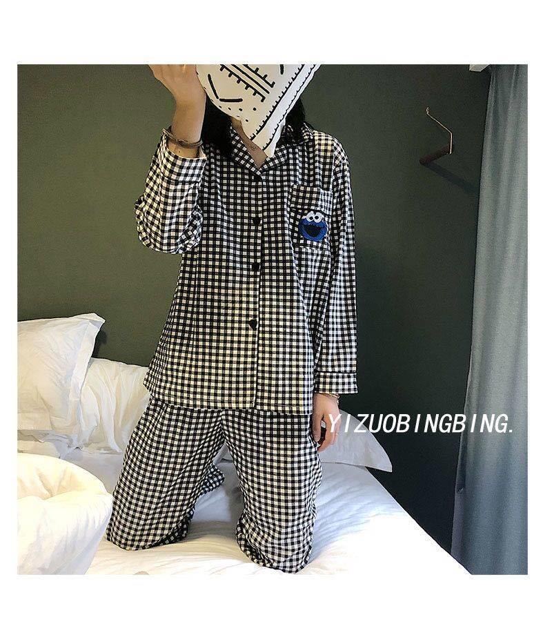 Pijamas de mujer primavera y otoño 100% algodón de manga larga de algodón 2020 nuevo otoño Otoño e Invierno ropa de abrigo para el hogar