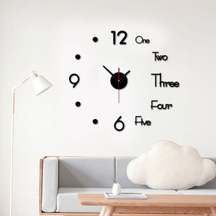 3D Современные настенные наклейки на стену подвесные настенные настенные настенные настенные настенные часы DIY Простые часы