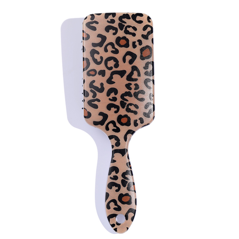 Fashion Geometric Flower Leopard Abs Hair Comb display picture 5