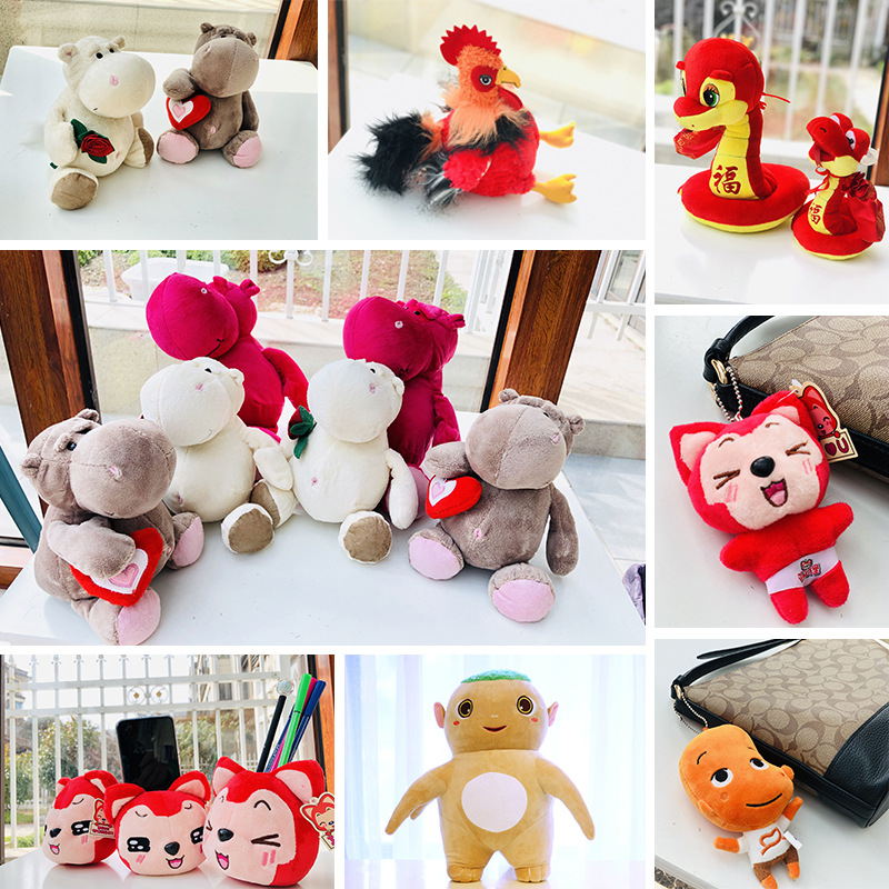 【3元5元雜貨】大廠尾單數量有限做工精致款式新河馬狐狸雞公仔蛇