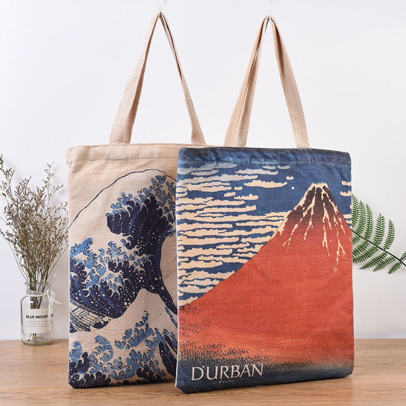 厂家批发棉布袋子 无底无侧购物手提袋帆布批发 可热转印帆布袋