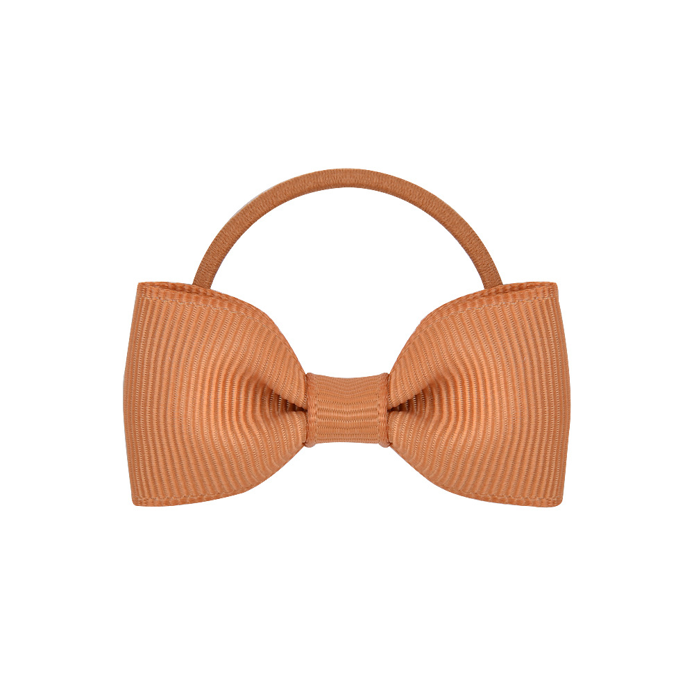 New Solid Color Bow Hair Ring Set display picture 4