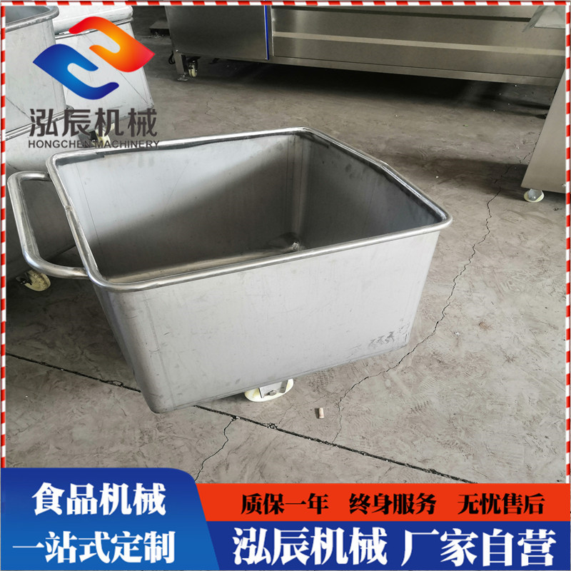 腌制猪肉小料车 304不锈钢小料车 馅料周转不锈钢小料车