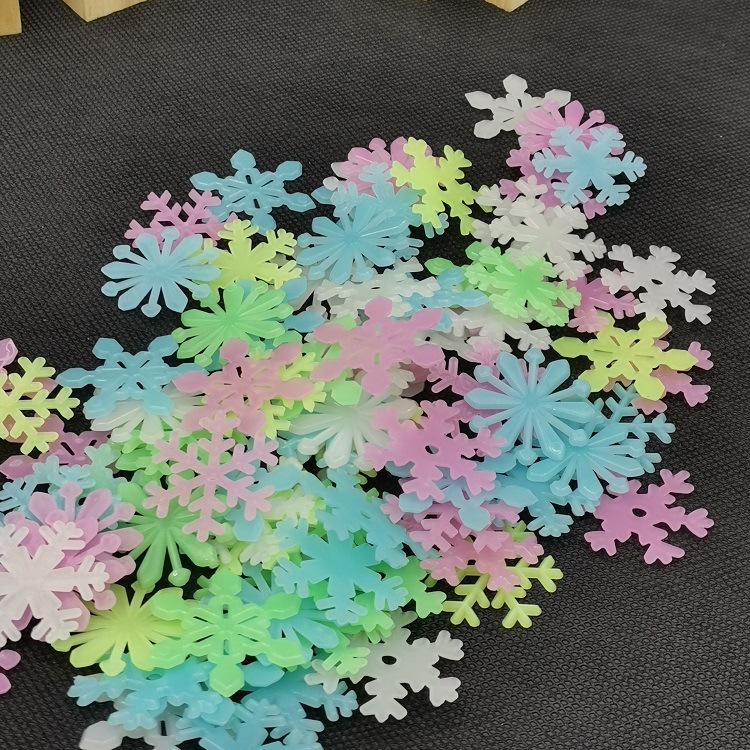 3D luminous star stickers luminous snowf...