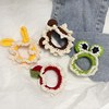 Woven cartoon cute hair rope handmade, brand hair accessory, simple and elegant design