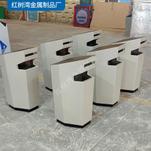 戶外室內電梯口噴塑烤漆異形加厚精品不銹鋼垃圾桶果皮箱酒店單筒