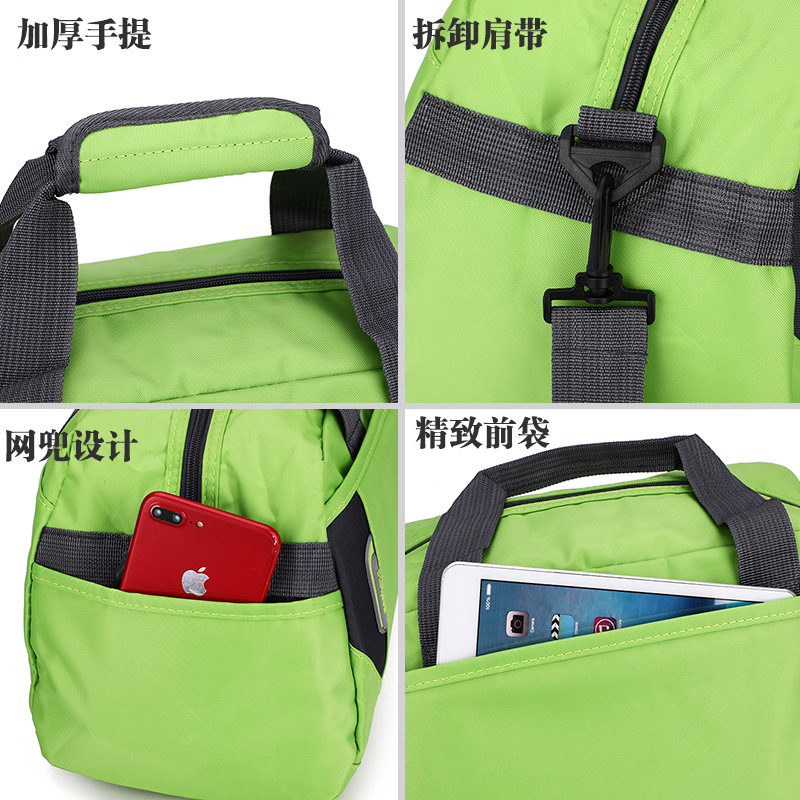 Bolsa de fitness al por mayor bolso al aire libre de los hombres y las mujeres bolsa de fitness bolsa de publicidad personalizada logotipo impreso bolsa de viaje deportiva de corta distancia