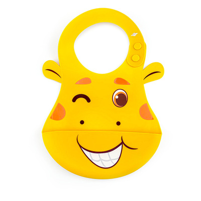 Customized baby silica gel Bibs baby Having dinner waterproof three-dimensional Rice pocket Bib Child children Bib Disposable