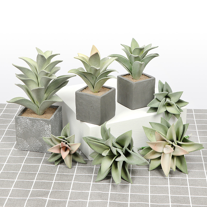 Indoor simulation flower plant succulent EVA fire pineapple home…