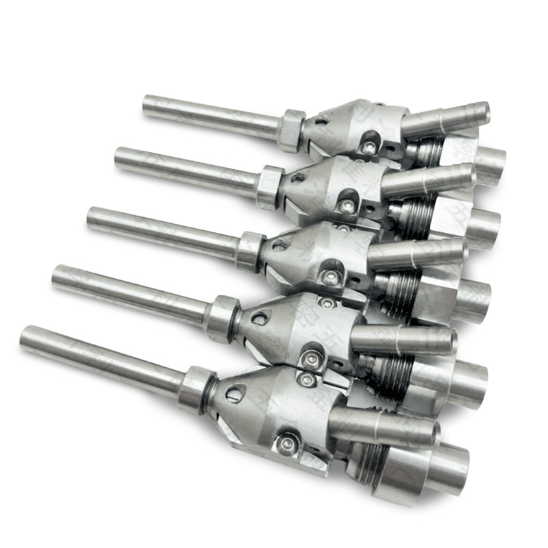 自動螺絲機配件吹氣式夾嘴深孔m3m4螺絲夾嘴推拉式夾嘴鉚釘機夾頭