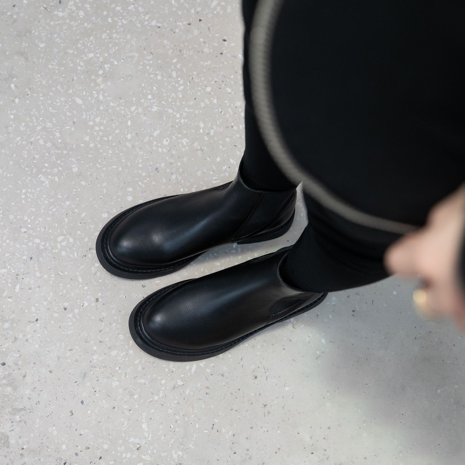 Chiko Himana Round Toe Block Heels Boots