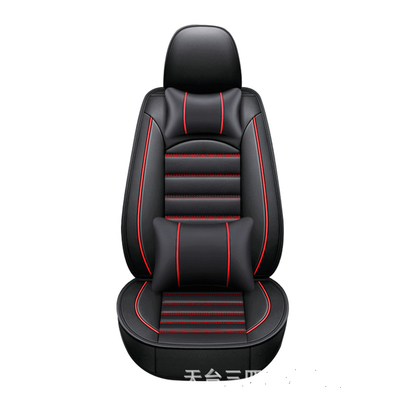 싱글 시트 디럭스 블랙과 레드