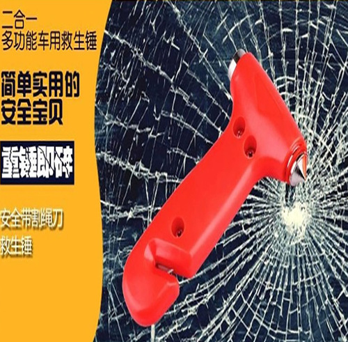 Solid safety hammer two-in-one escape supplies emergency hammer head solid safety hammer car emergency escape safety hammer