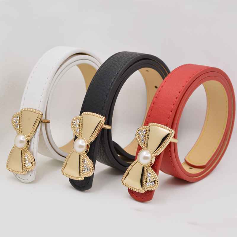 European and American women's belts, wom...