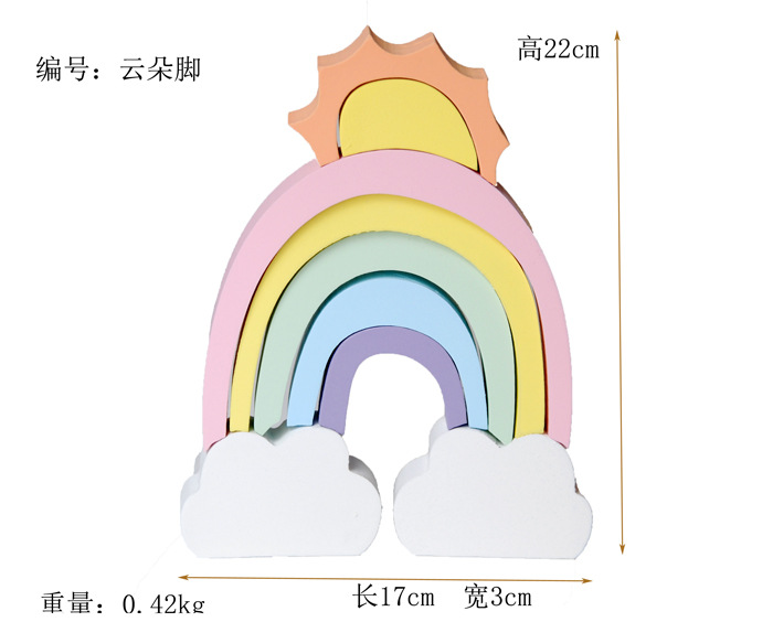 云朵阳光彩虹尺寸 (1)