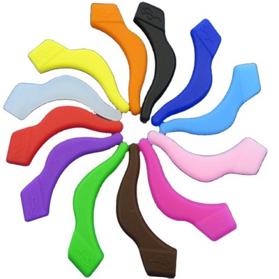 眼镜脚套防滑硅胶配件镜腿脚套细腿套管通用防掉固定后挂耳钩批发|ru