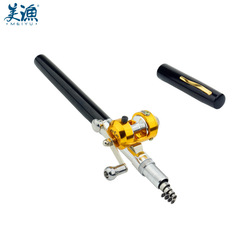 Mini Pocket Portable Fishing Rod, Aluminum Telescopic Ice Fishing Paddle, 1 Meter A