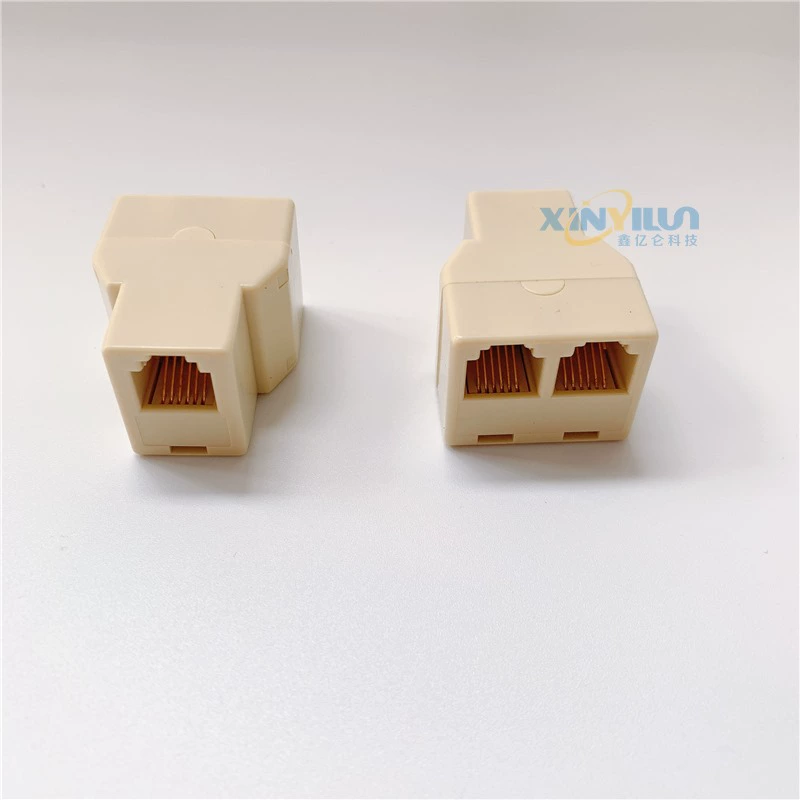 Телефон одна минута два телефонных тройника 6P6C RJ12/RJ11/RJ14 6-ядерный Тройник-разветвитель