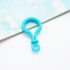 New thickened light bulb buckle acrylic color key ring DIY question mark gourd buckle handmade jewelry accessories material