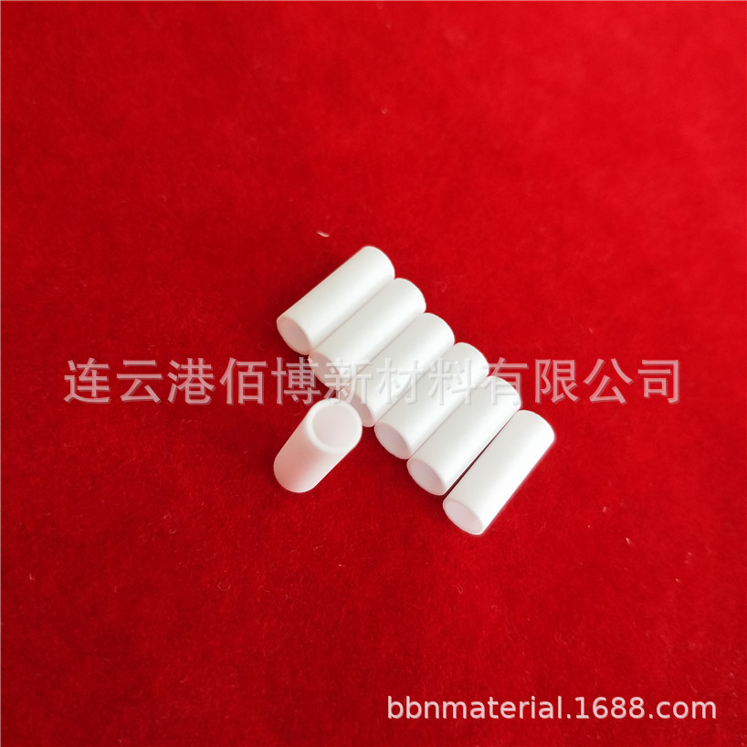 氧化铝套管耐高温陶瓷配件电阻陶瓷管精密电子陶瓷材料异形加工