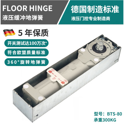 廠家供應偏心配件門開啓360度液壓地軸300KG重型BTS80地彈簧BTS80
