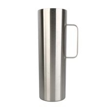廠家直供無縫不銹鋼手柄杯真空咖啡杯辦公保溫杯304內膽咖啡杯