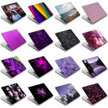 适用macbook苹果笔记本电脑保护壳pro13.3/15 16寸保护外壳 紫色1
