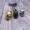 Men's metal necklace, fashionable accessory, European style, wholesale